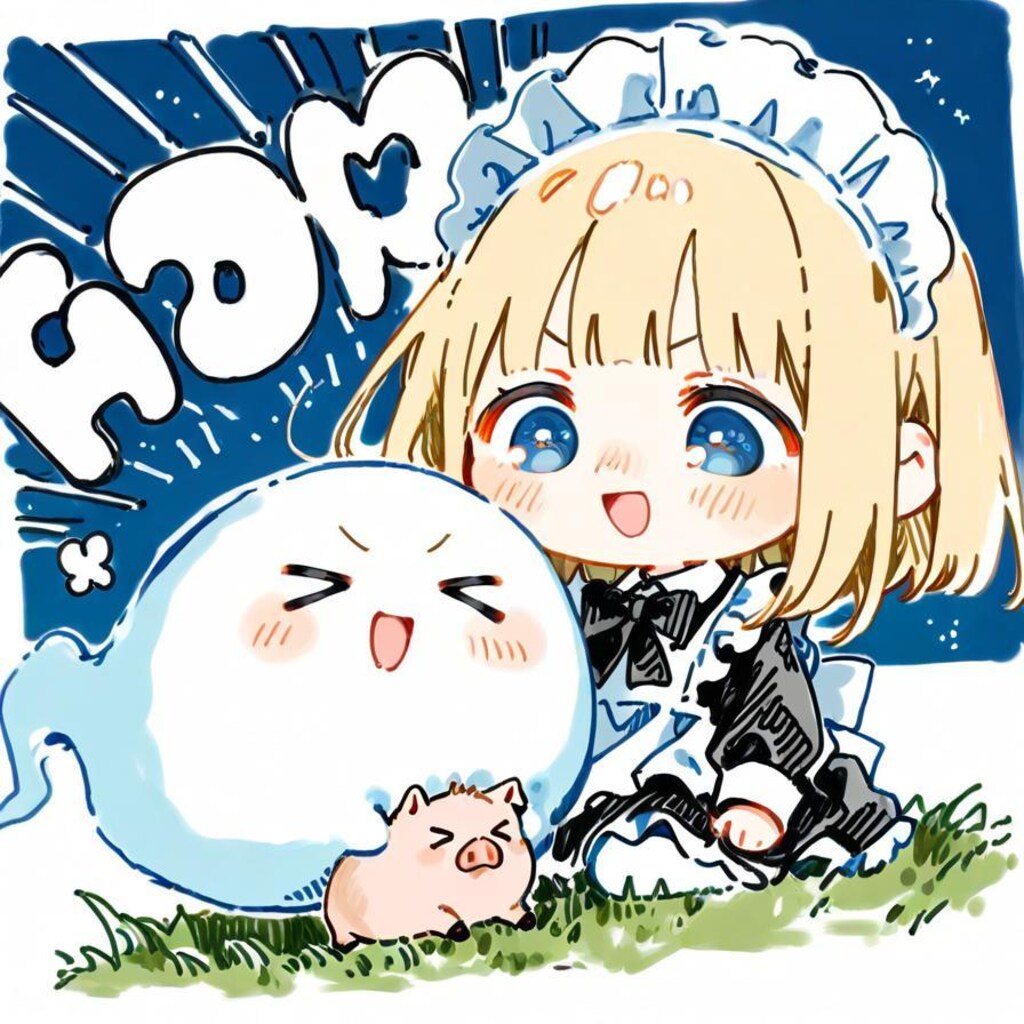 ✨( >ω<)🐷👻✨→✨( ◉□◉)🐷👻✨