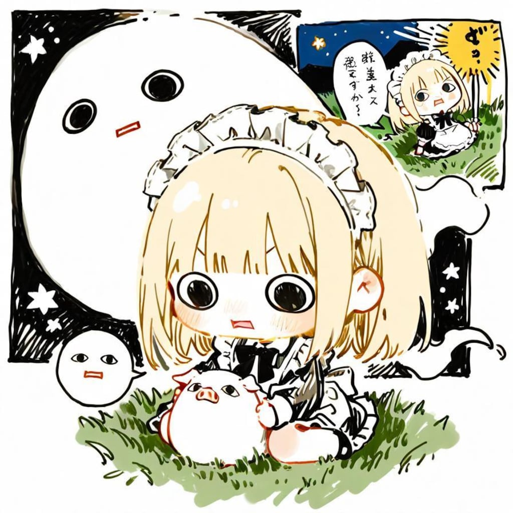 ✨( >ω<)🐷👻✨→✨( ◉□◉)🐷👻✨