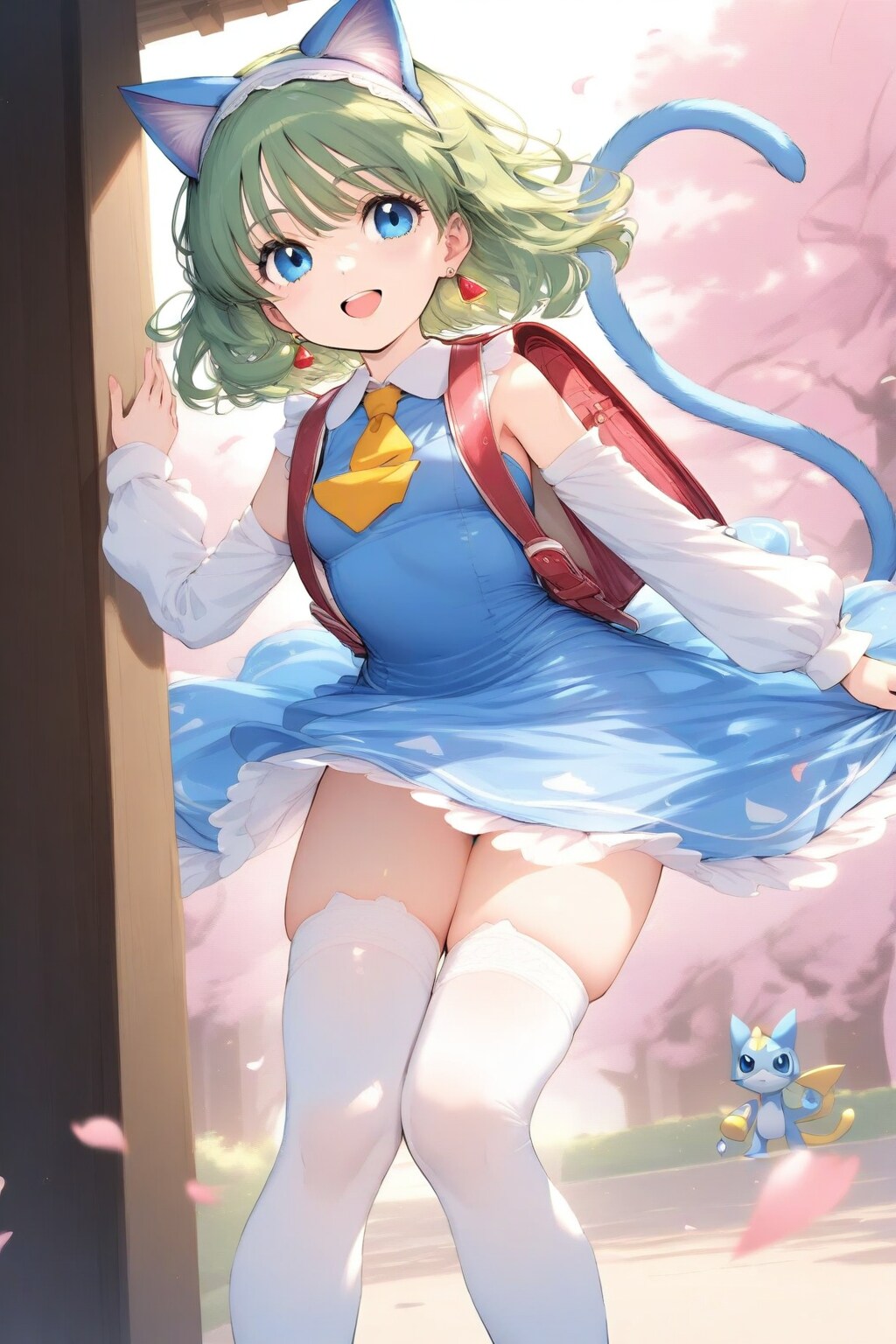 桜とデルタもん