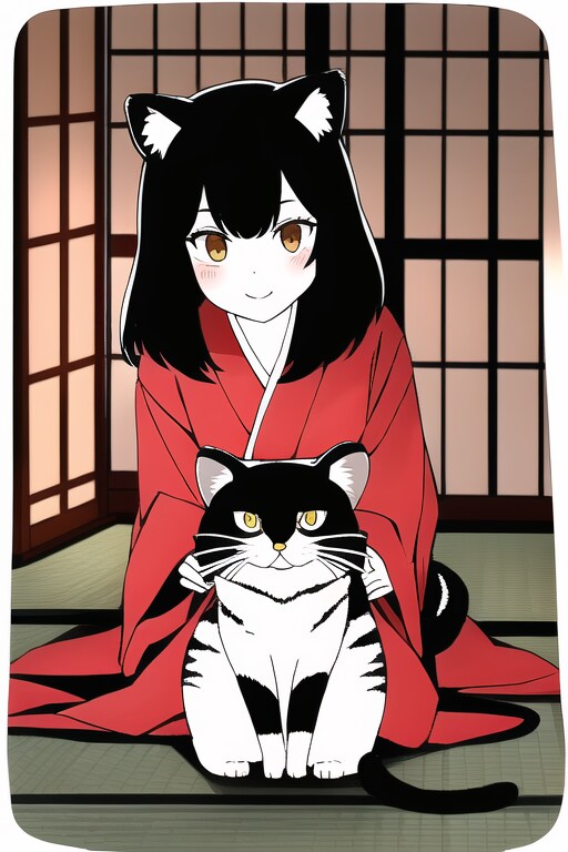 猫と猫娘
