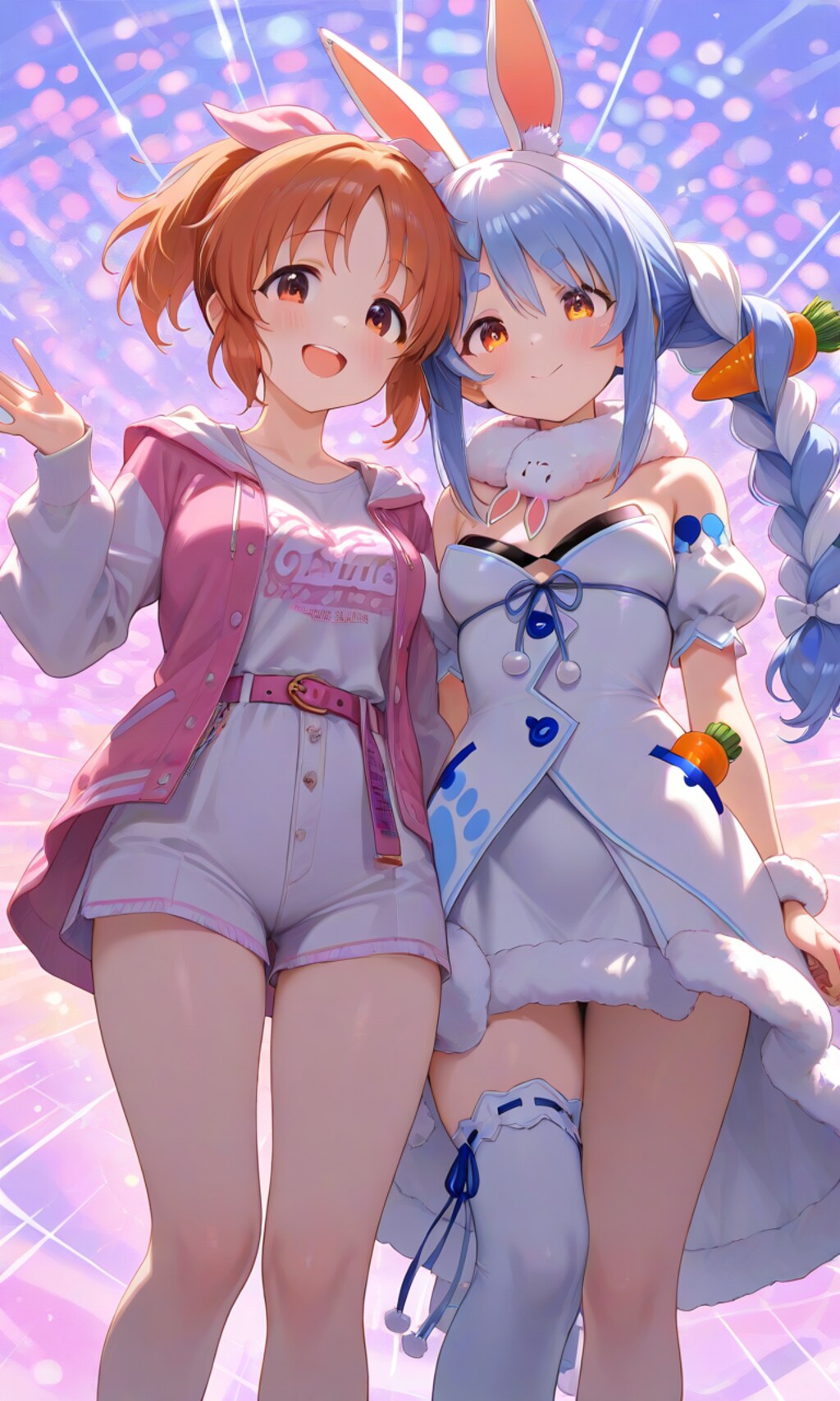 うさぎコンビ（ぺこー）