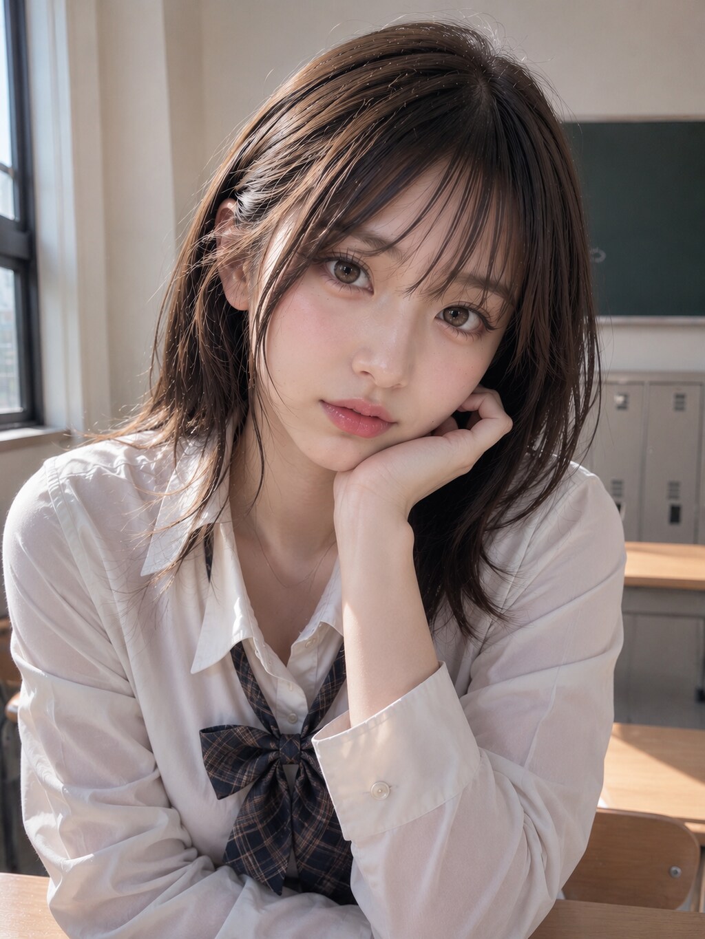 昼下がりの美人学生さん