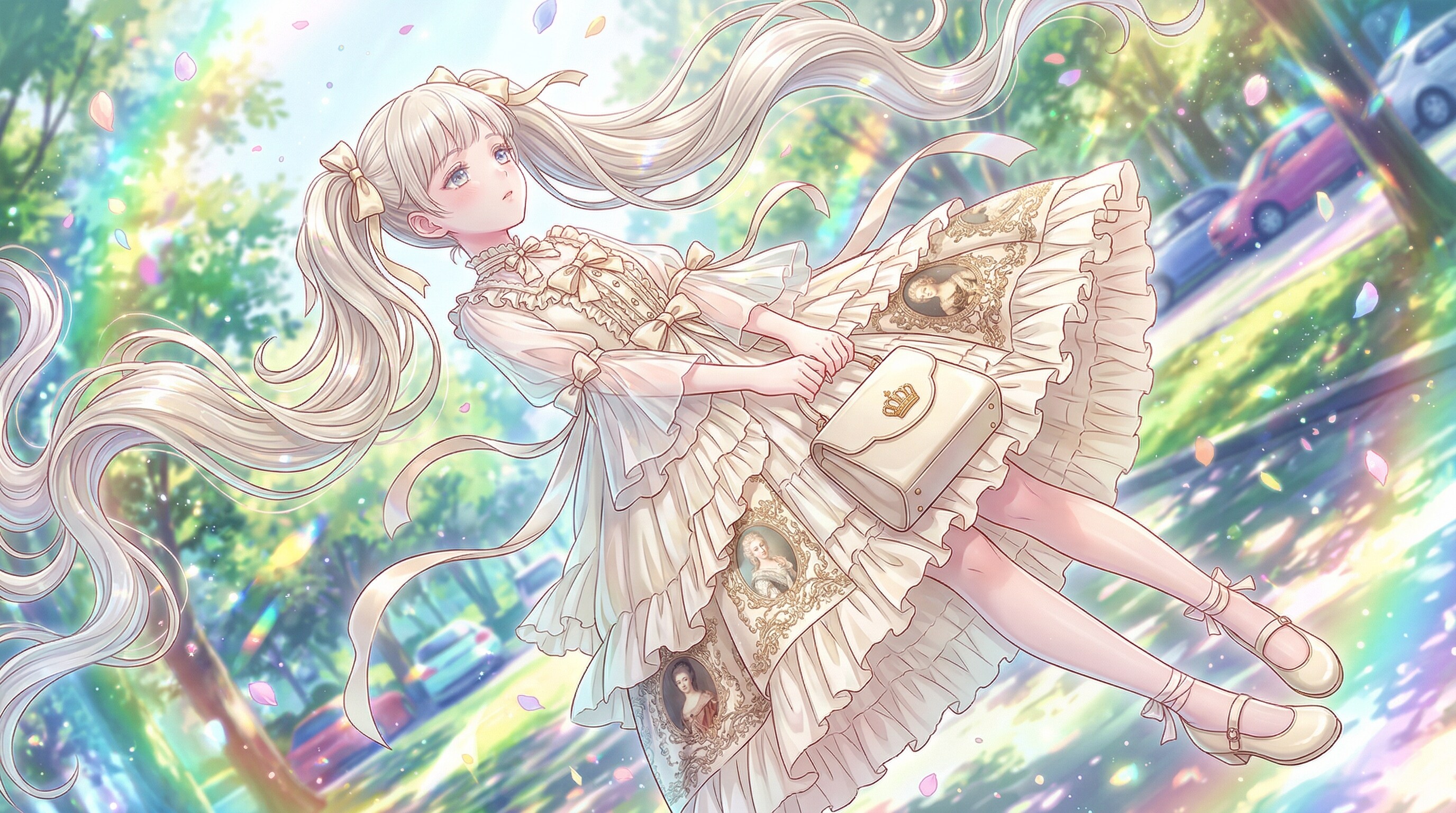 静寂の森に咲く白花の幻想 | の人気AIイラスト・グラビア