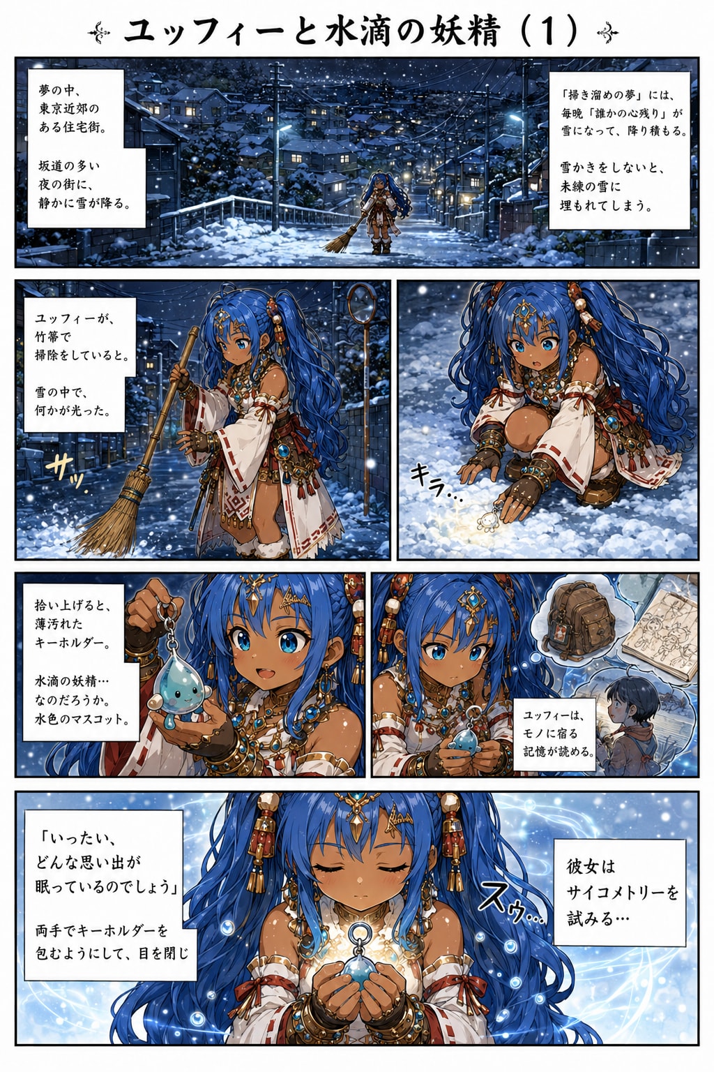 （１）ユッフィーと水滴の妖精