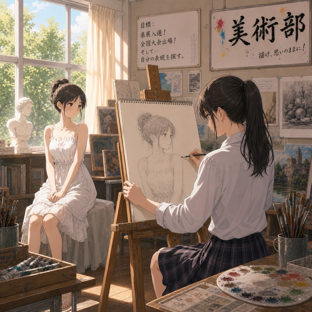 美術部少女