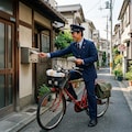 昭和レトロ　郵便屋さん 4枚目