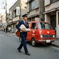 昭和レトロ　郵便屋さん 3枚目