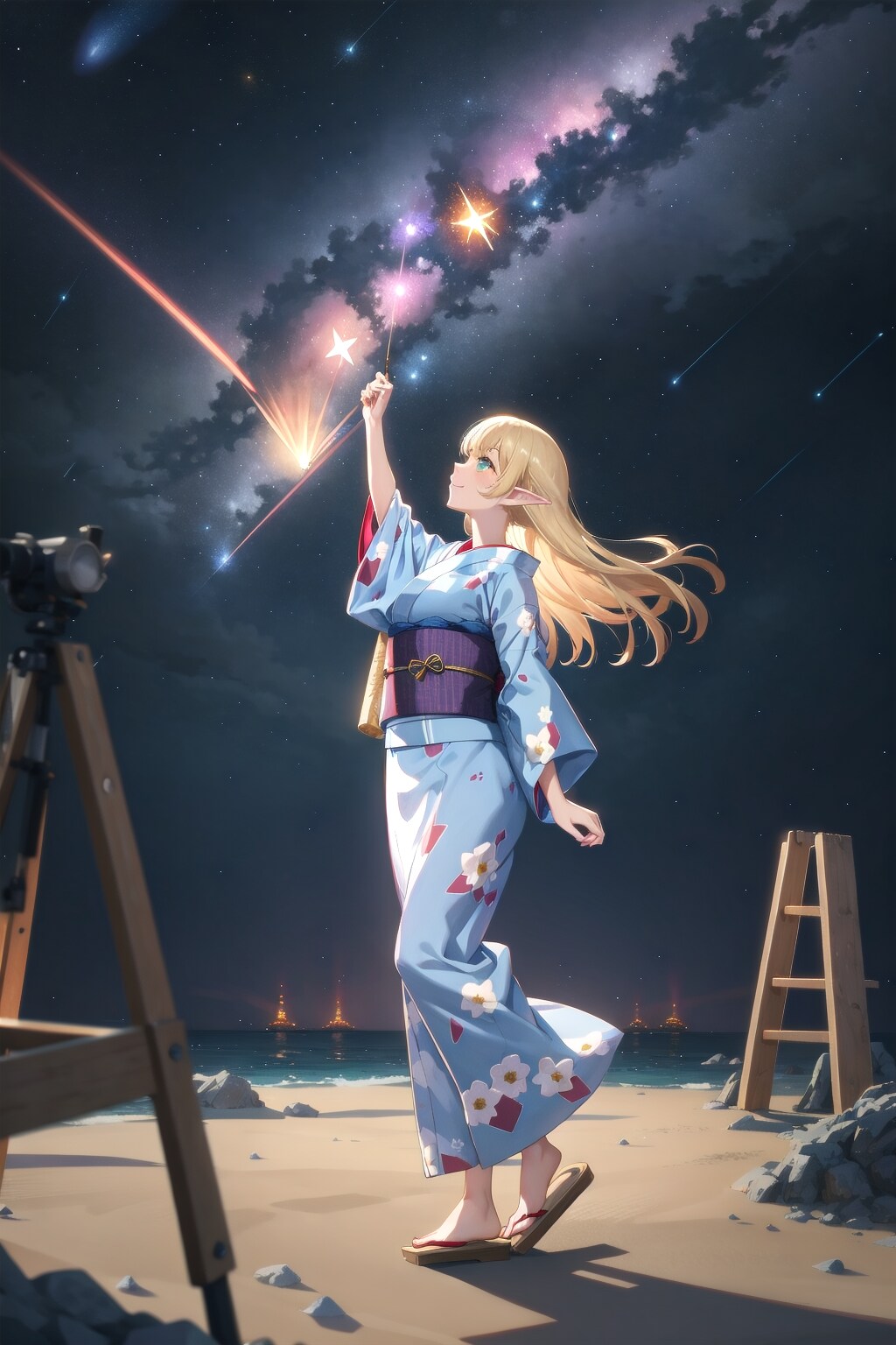 星空を見上げて