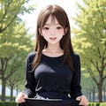 パンチラ　公園×スカート 2枚目