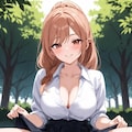 パンチラ　公園×スカート 6枚目