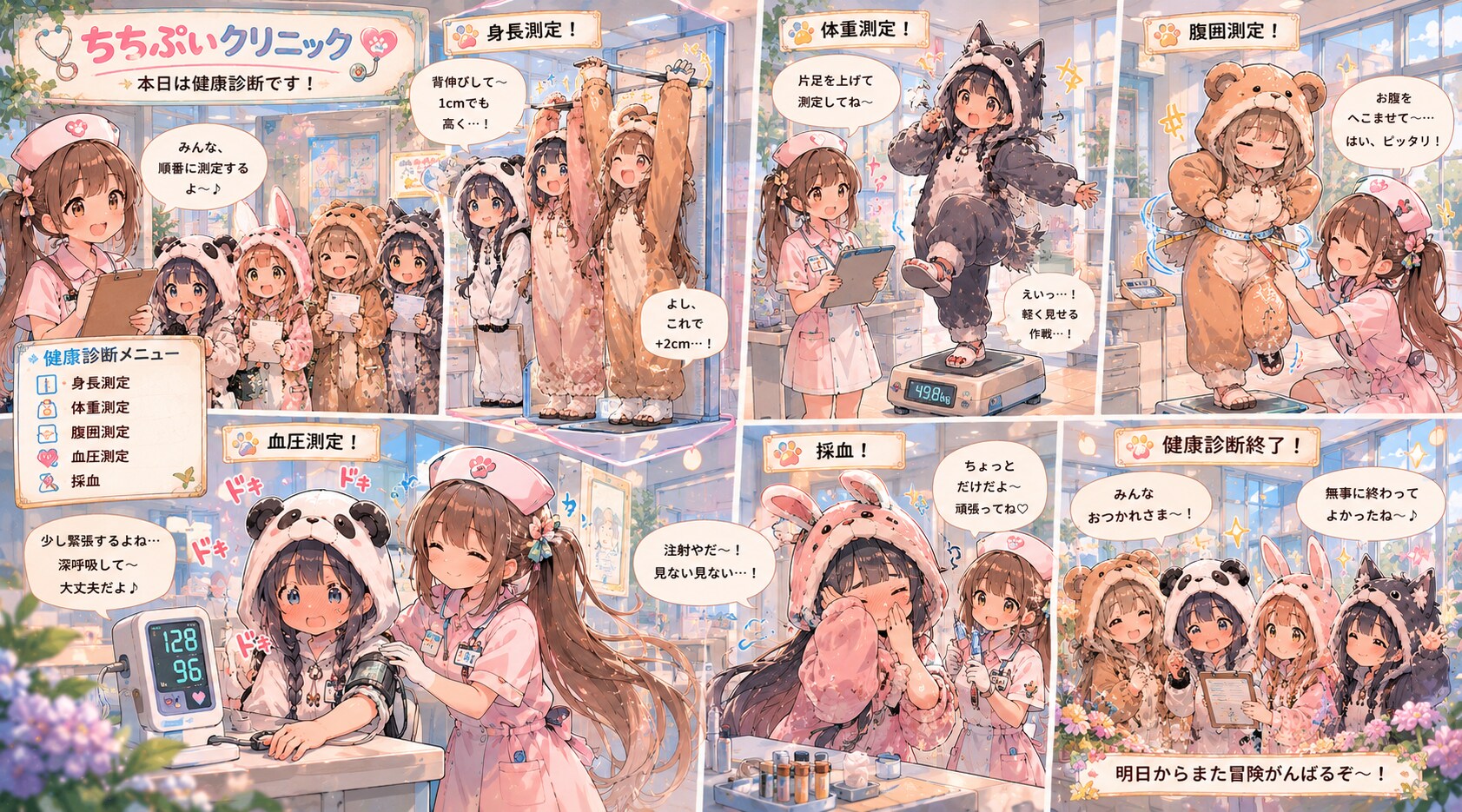 【#ちちぷいクリニック】登場人物は生成機能の子かはわかりません。 | の人気AIイラスト・グラビア