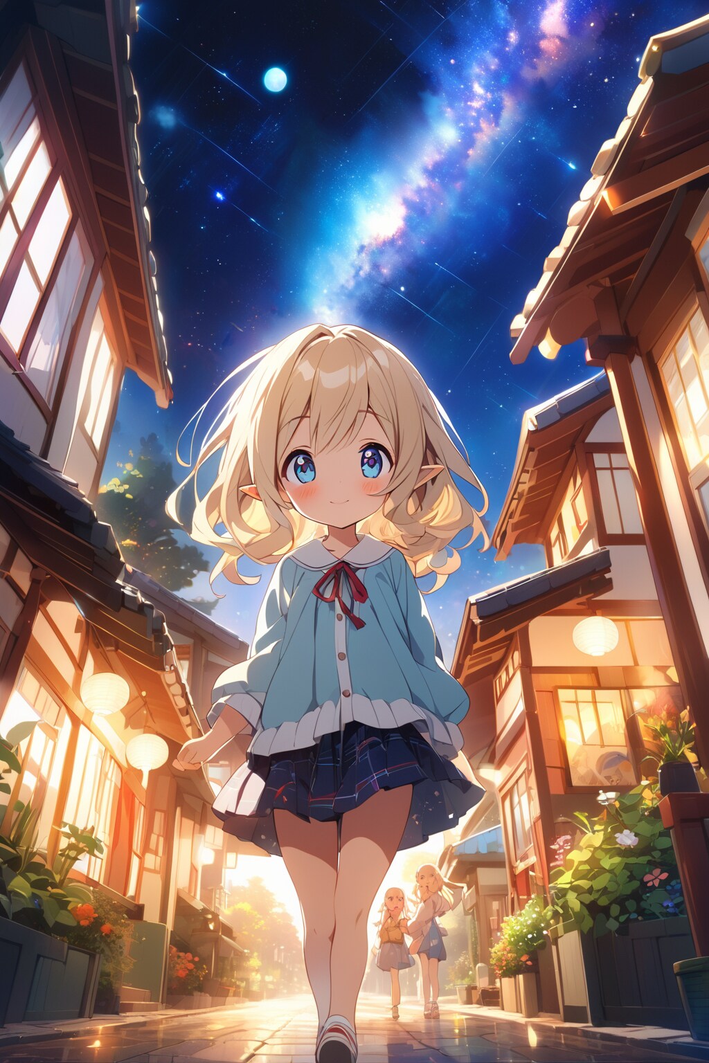 エルフさんと見る星空