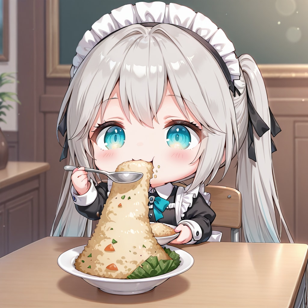 QILINのチャーハンを食べる