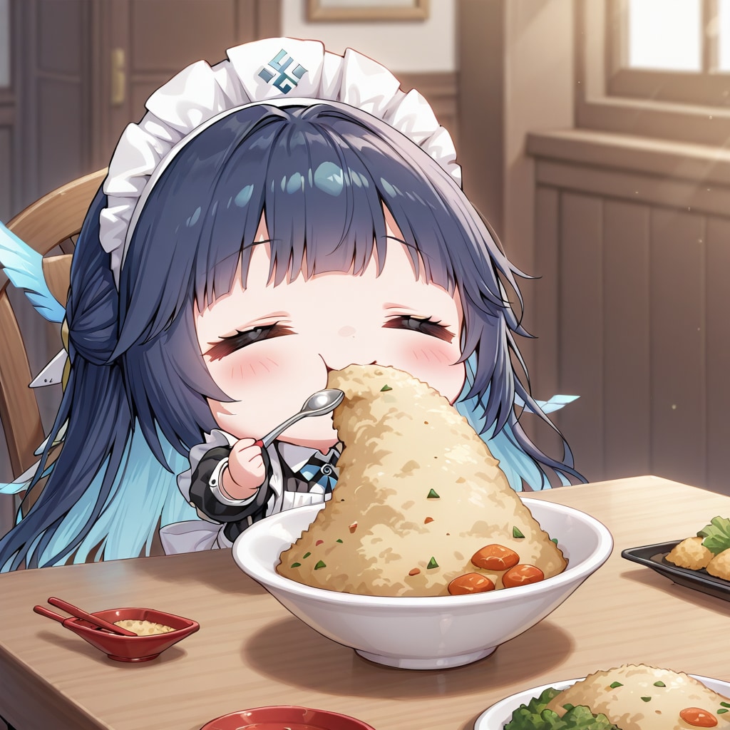 QILINのチャーハンを食べる