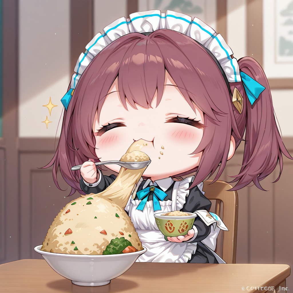 QILINのチャーハンを食べる