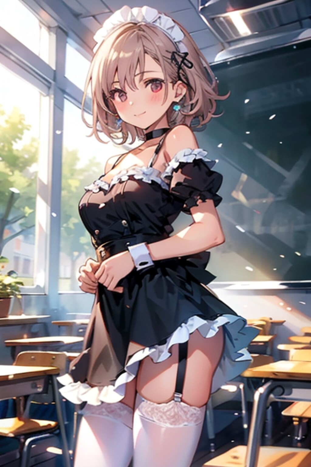 文化祭でメイド喫茶やってみました