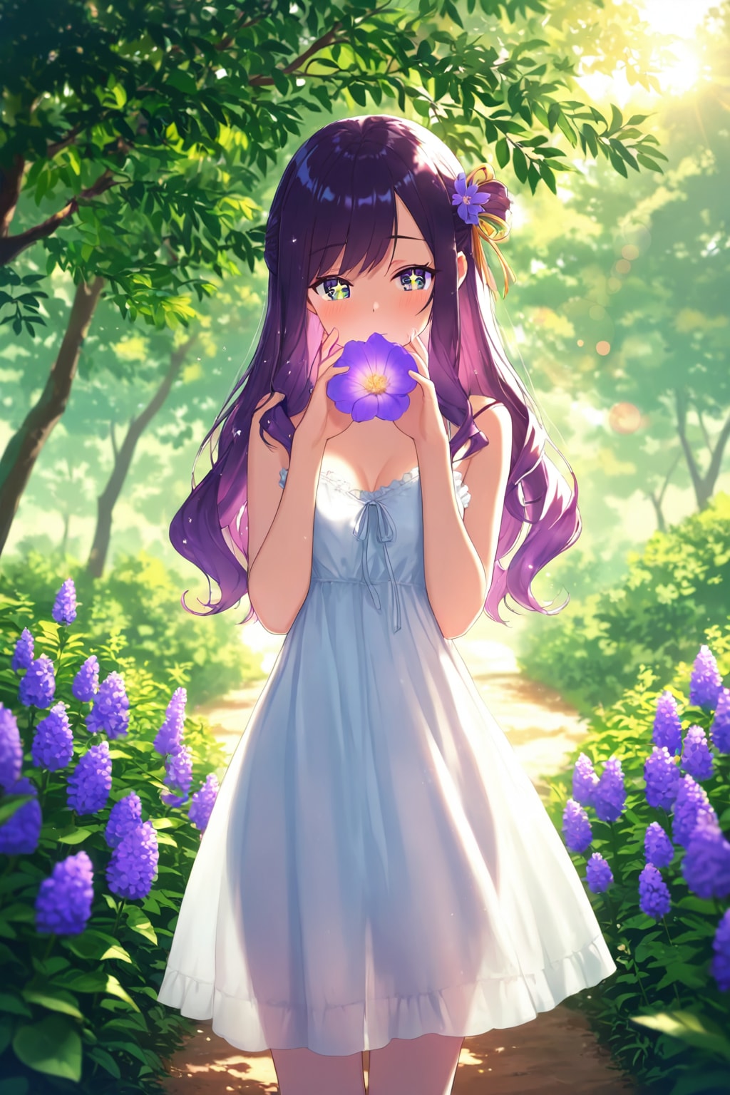 LILACで少女とライラック