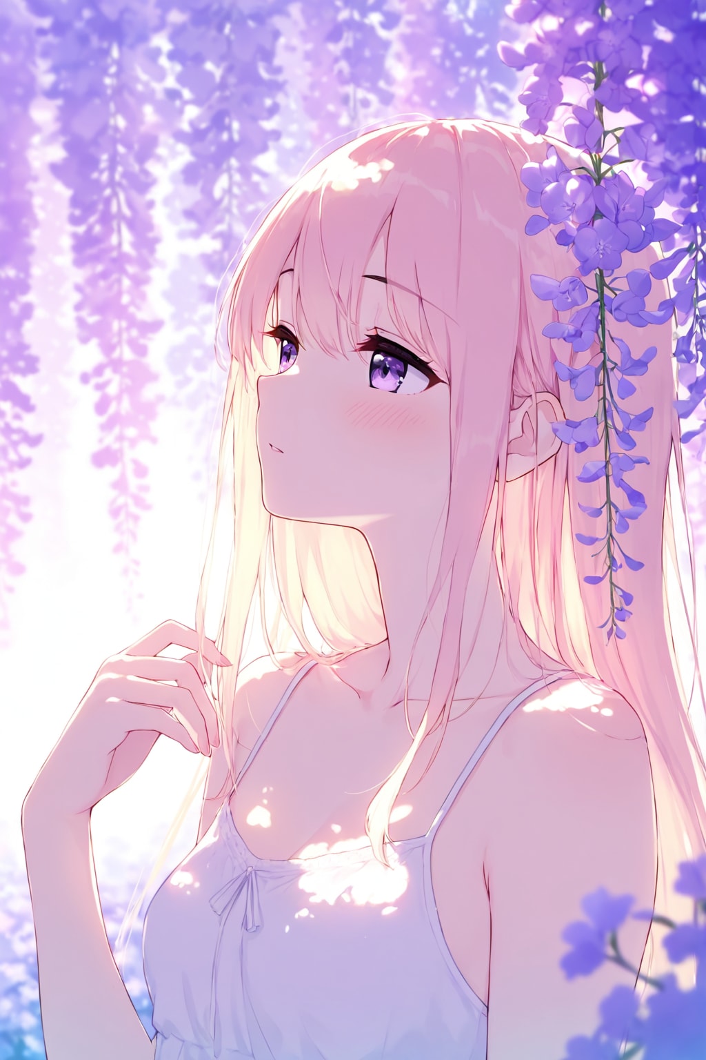 LILACで少女とライラック | の人気AIイラスト・グラビア