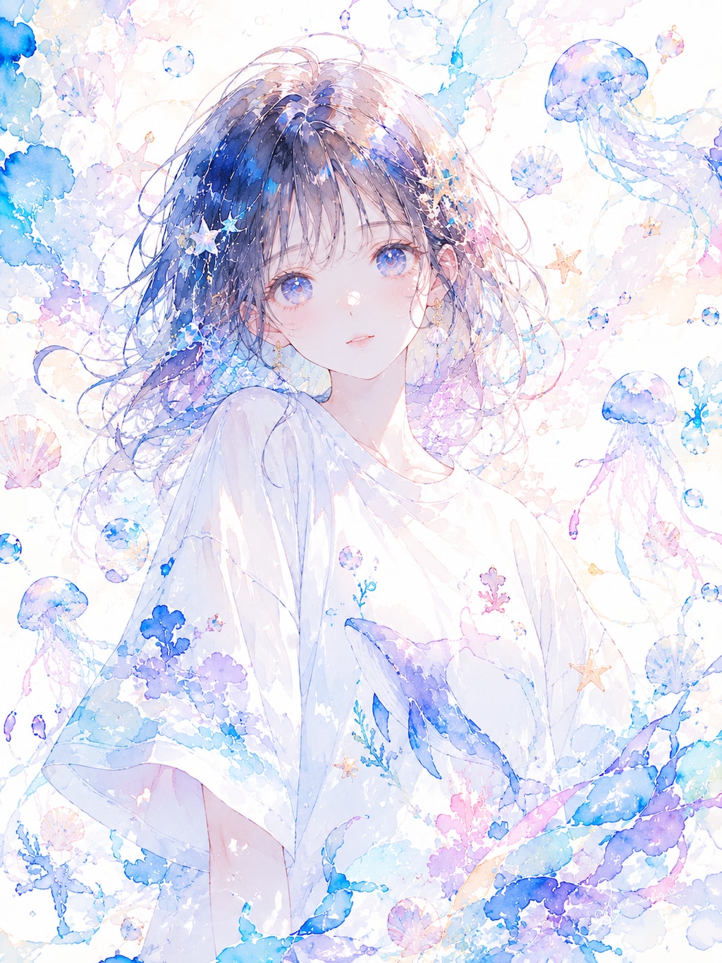 Tシャツと海