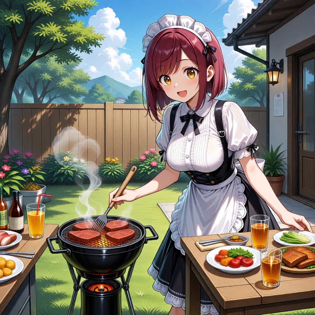 こんにちは（挨拶メイドの芽衣ちゃん）