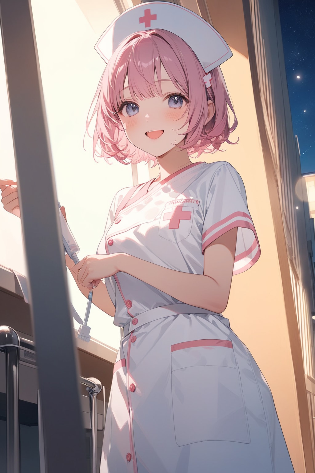 ピンク色をしたナース（1）