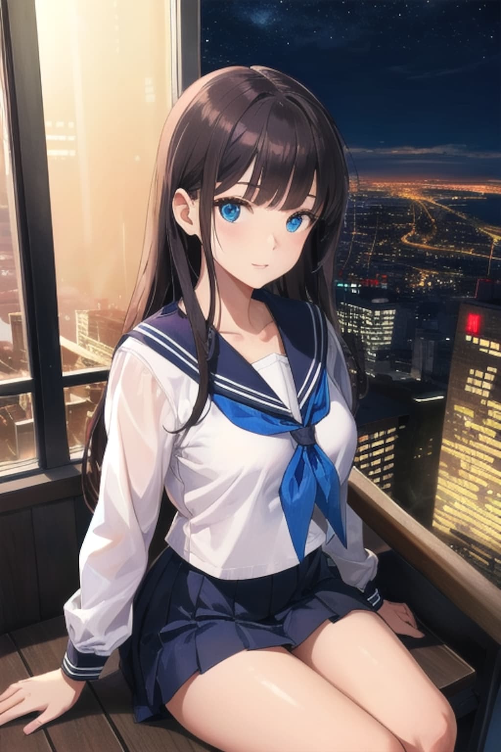 いい眺めねっ！