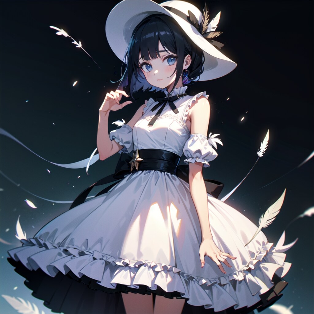 羽の帽子
