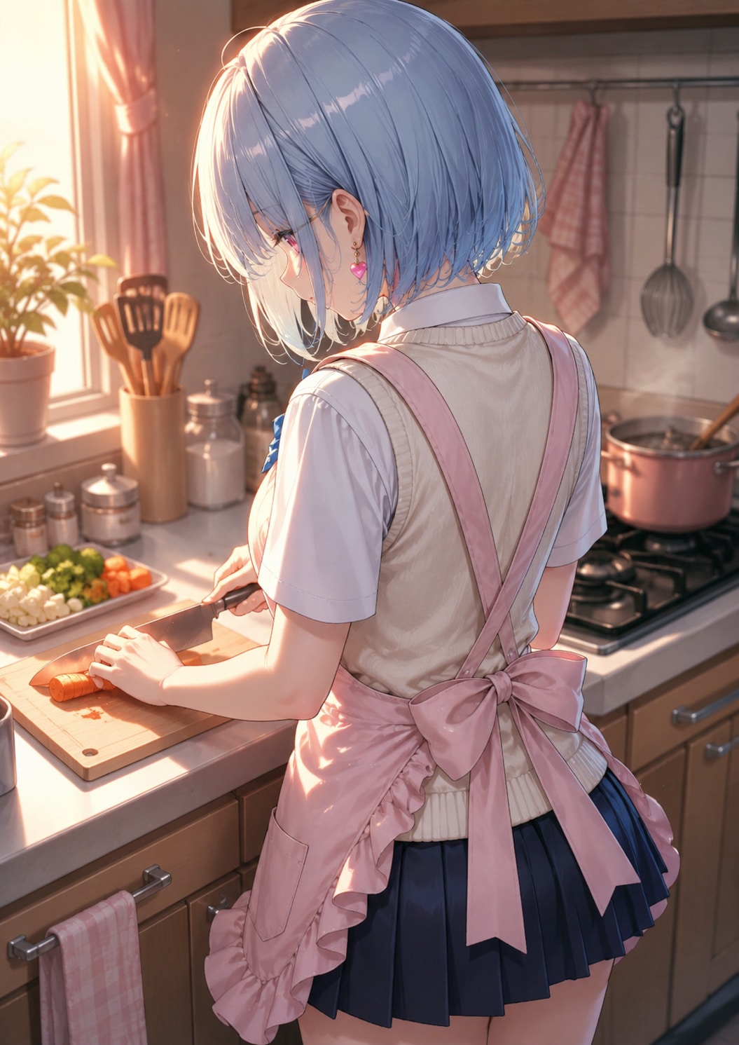 すぐできるから待っててー