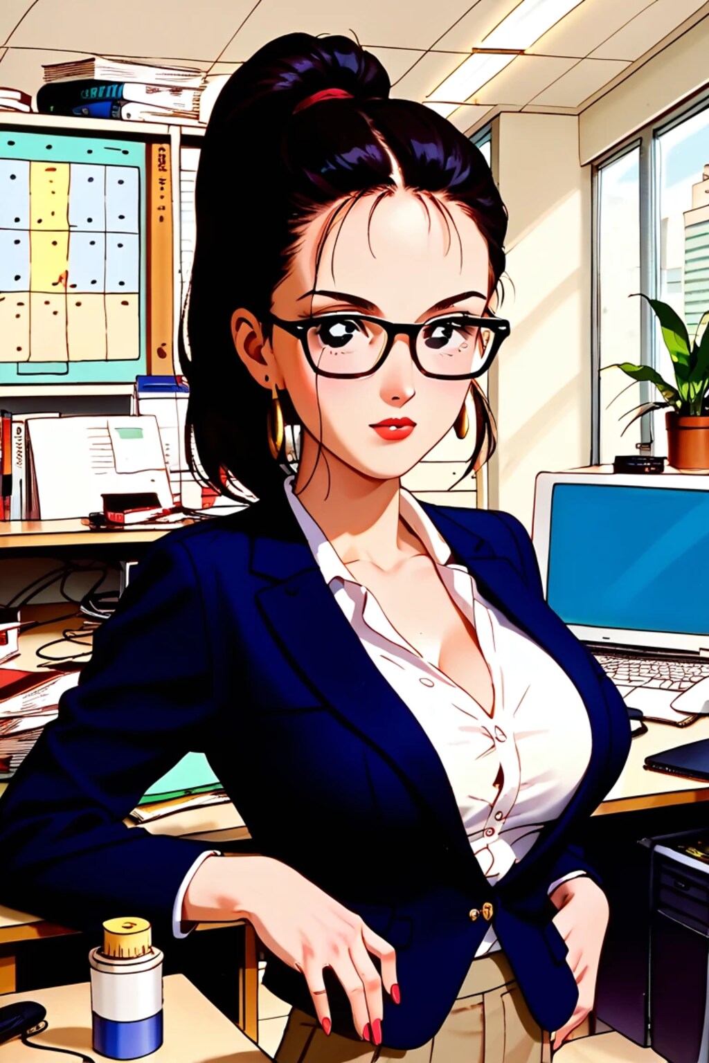 女上司～８０年代のゲームな絵柄で～