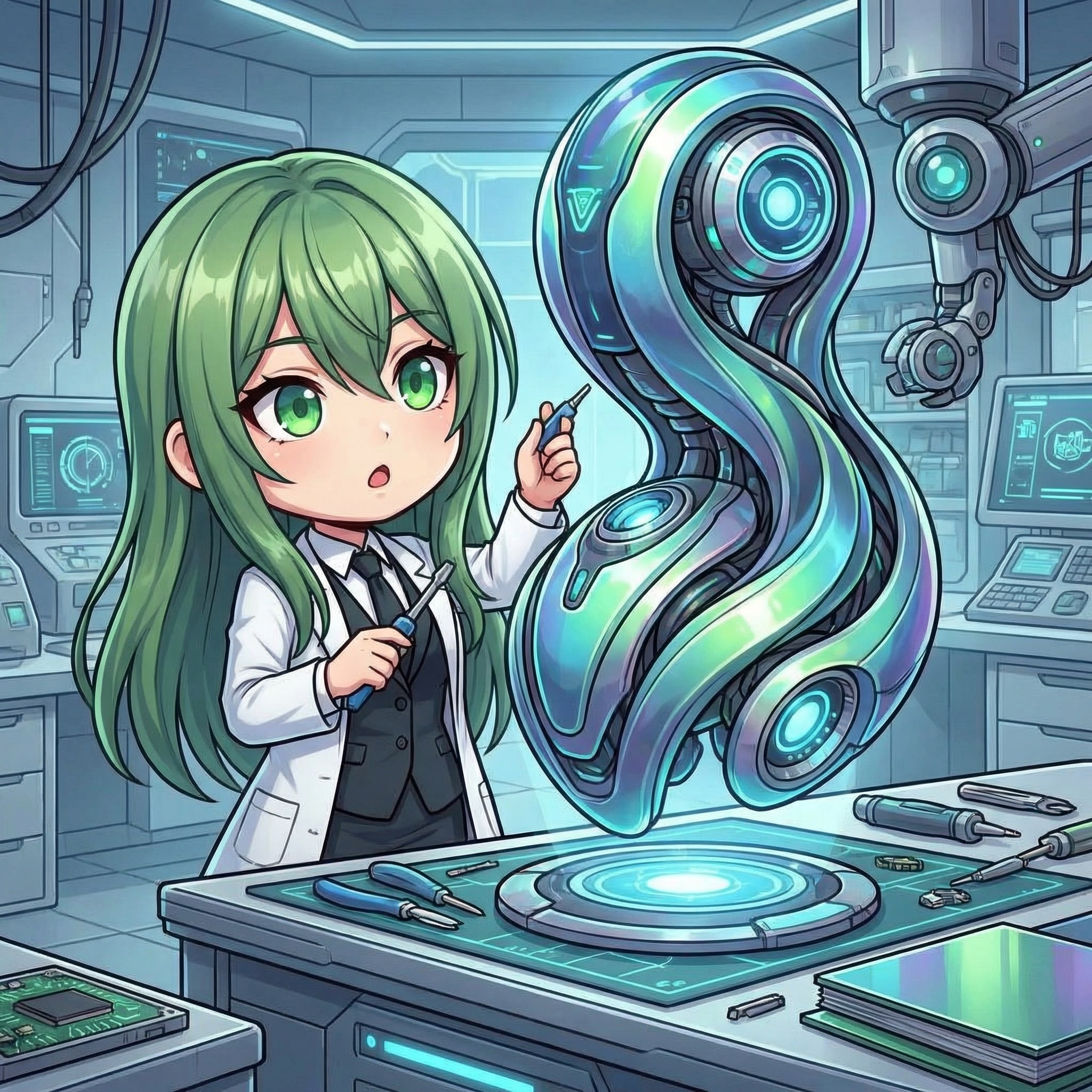 制作中のちびエメルダ | の人気AIイラスト・グラビア