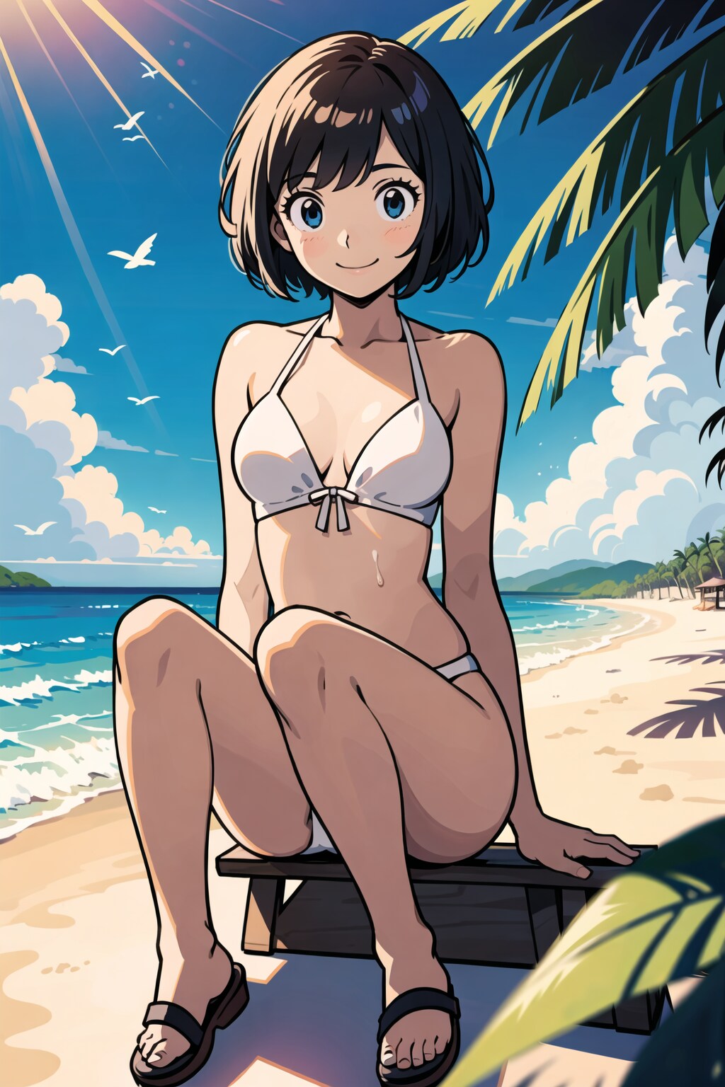巨人感のある少女