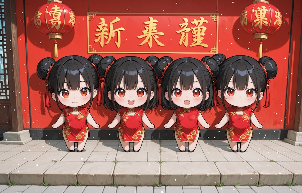 【チャイナドレス見たい】ちびチャイナ服祭り
