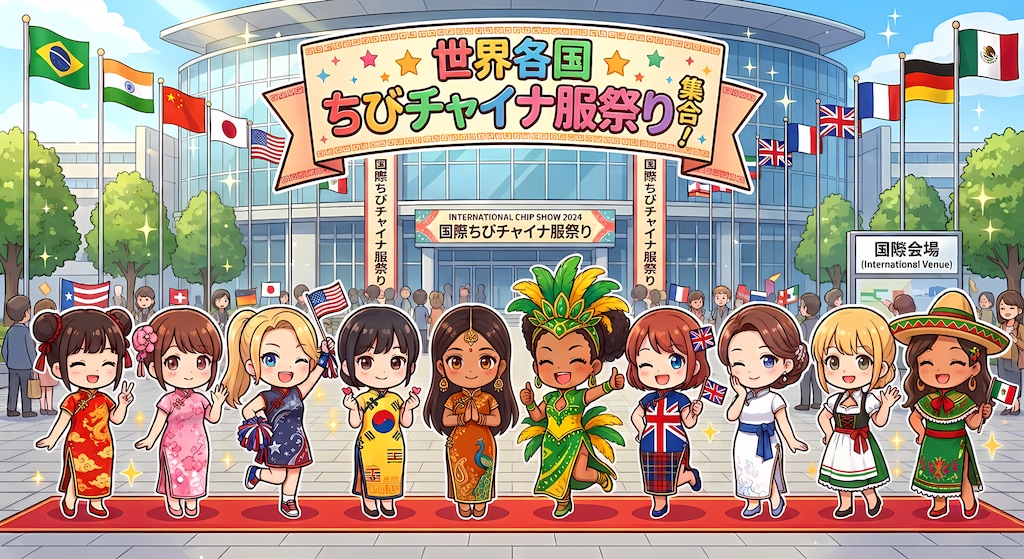 【チャイナドレス見たい】ちびチャイナ服祭り