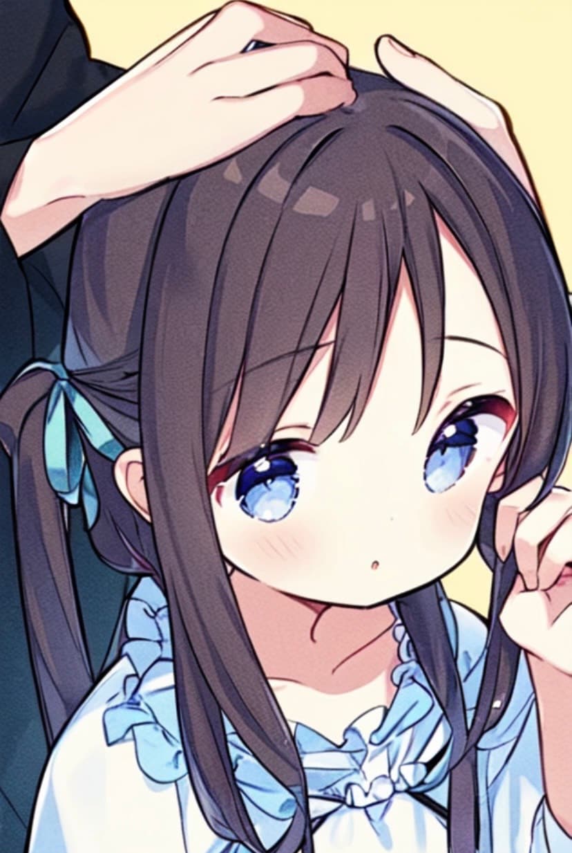 頭を撫でる | の人気AIイラスト・グラビア