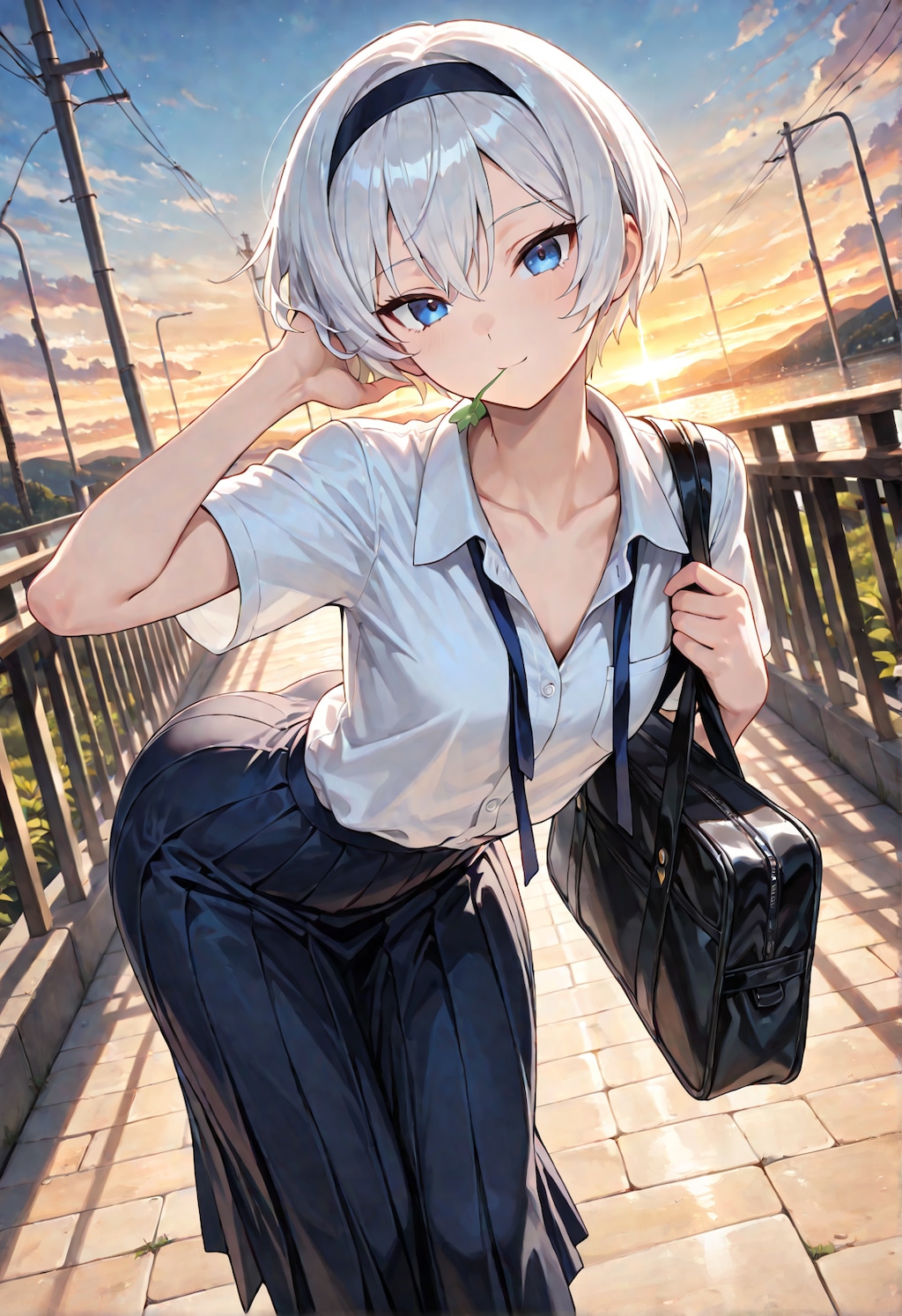 着崩しロンスカ制服