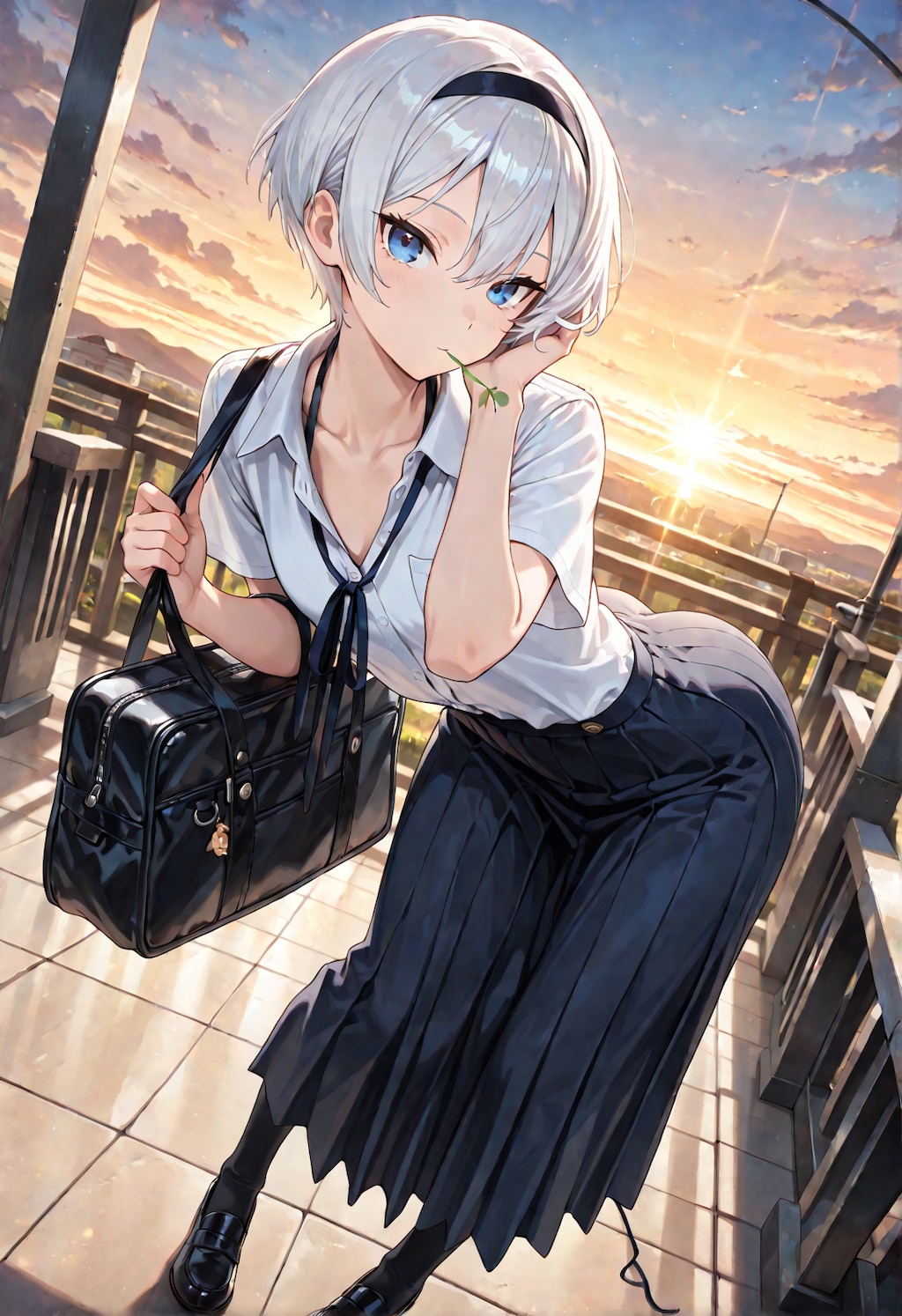 着崩しロンスカ制服