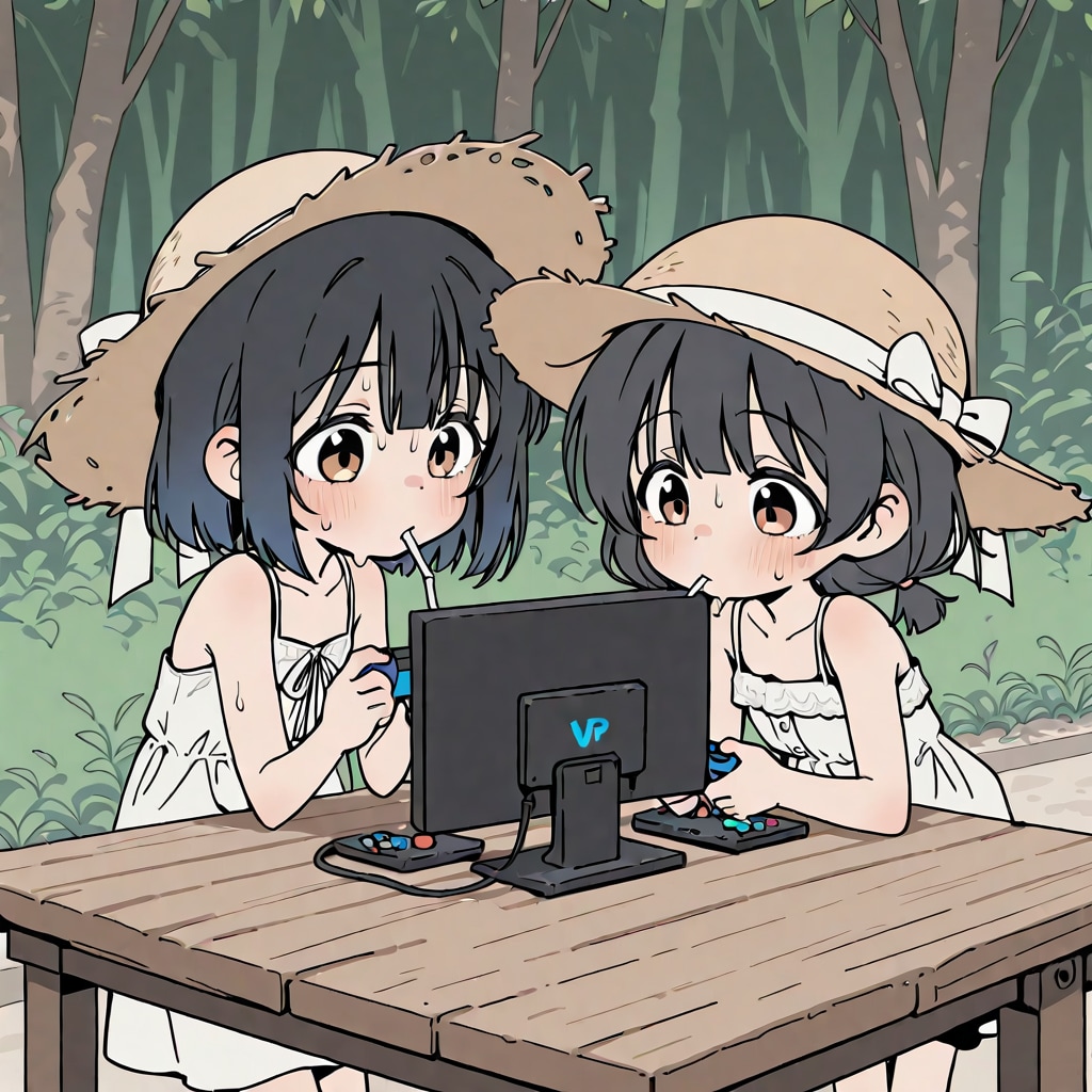 避暑地でもゲーム