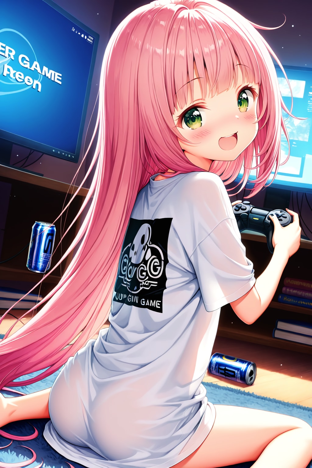 深夜のゲーマーズハイ | の人気AIイラスト・グラビア