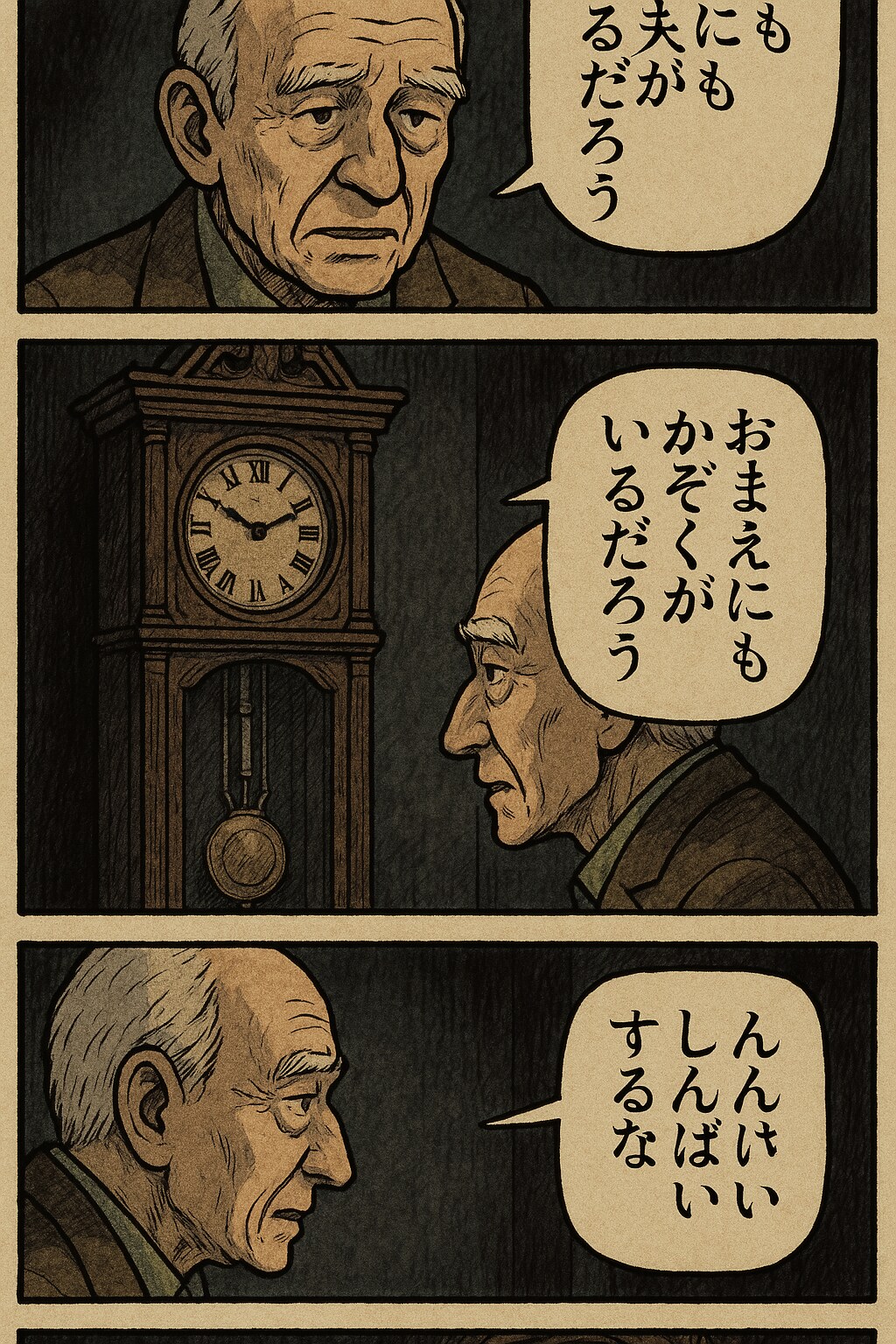 大きな古時計でくにへかえる