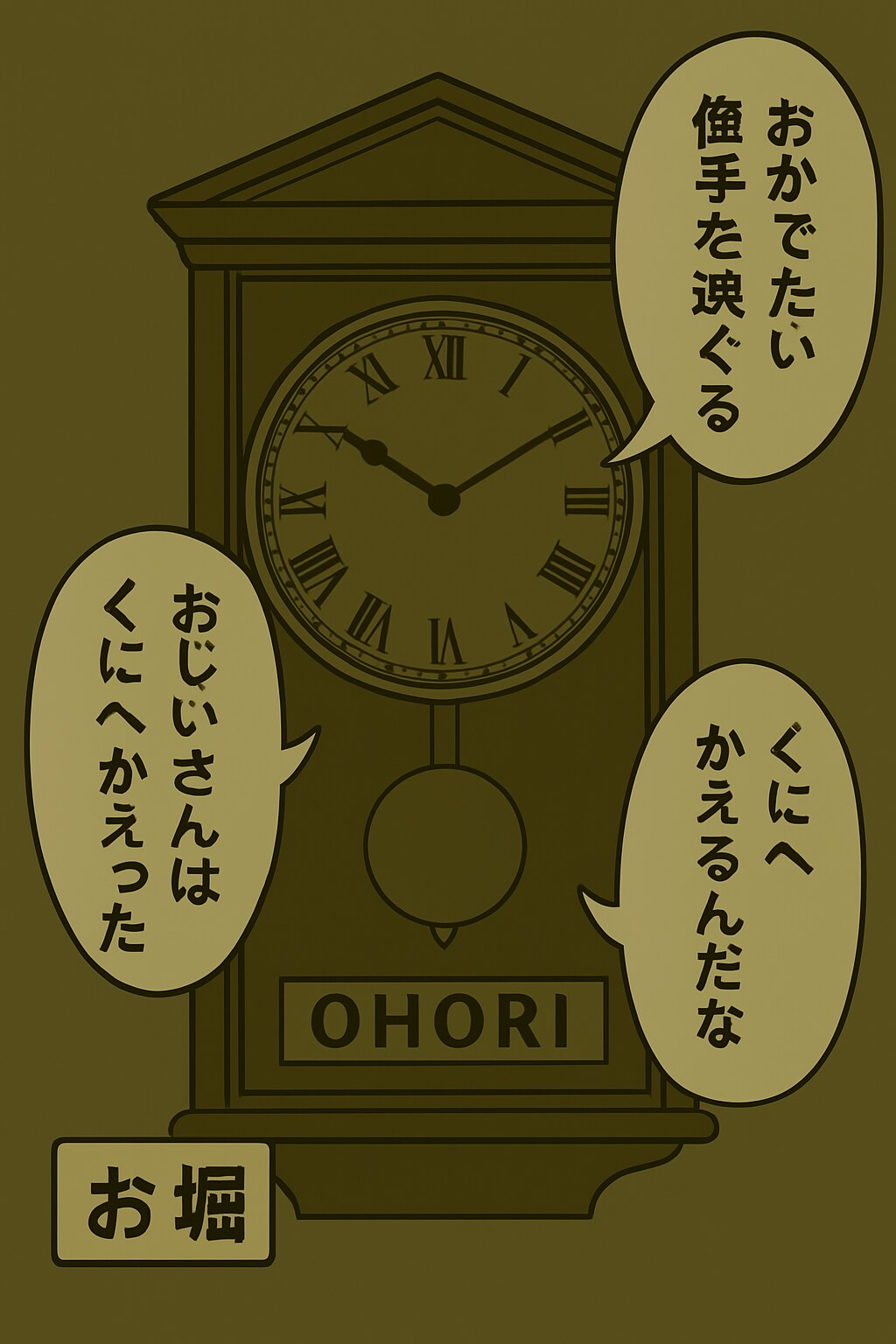 大きな古時計でくにへかえる