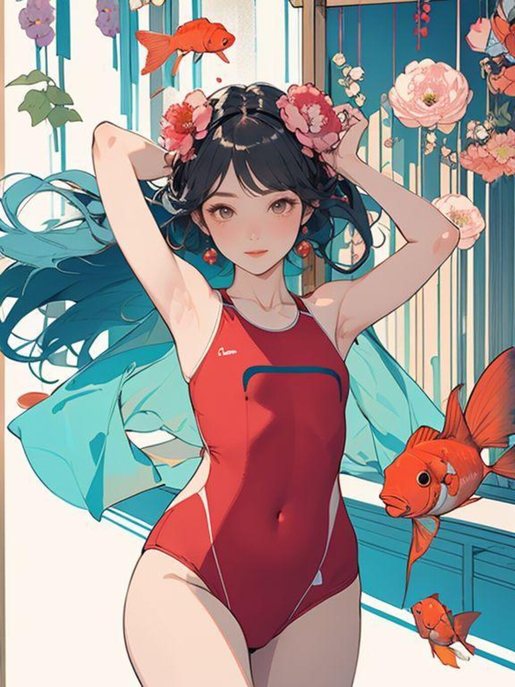 水浴び覗いてみた