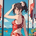 水浴び覗いてみた 4枚目