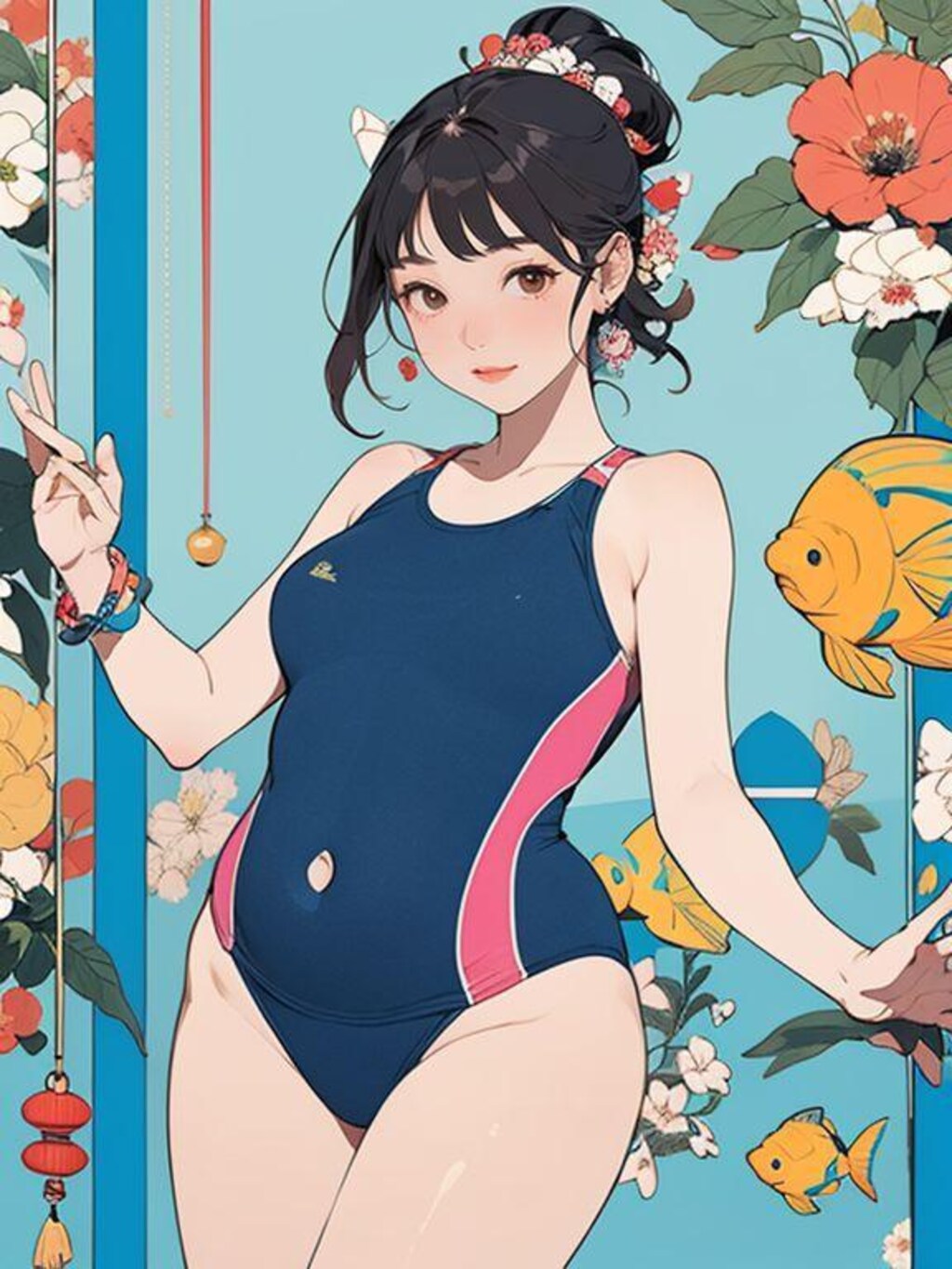 水浴び覗いてみた
