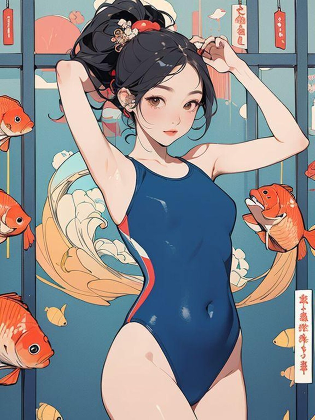 水浴び覗いてみた