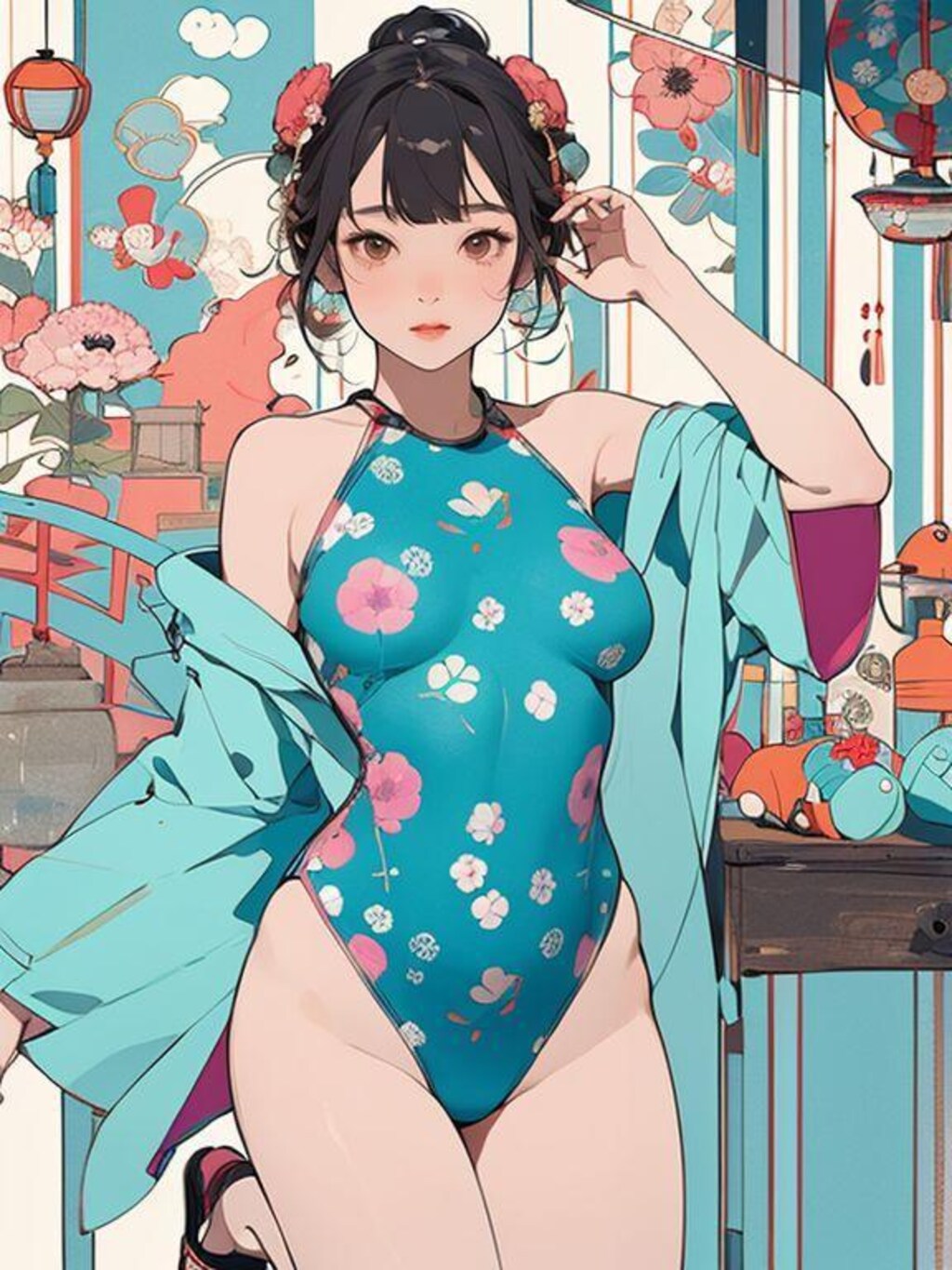 水浴び覗いてみた