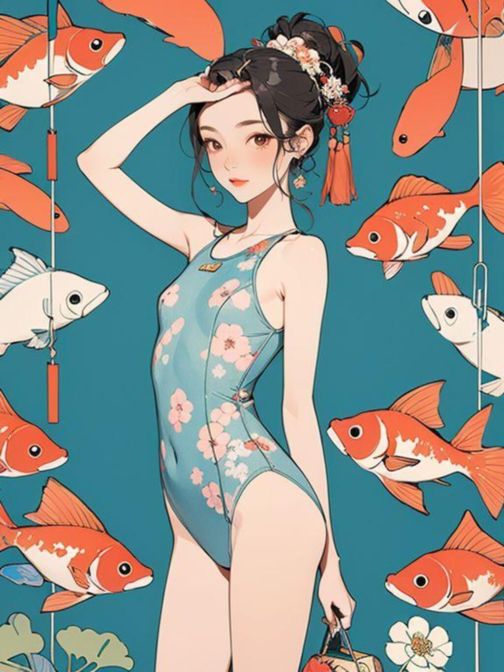 水浴び覗いてみた