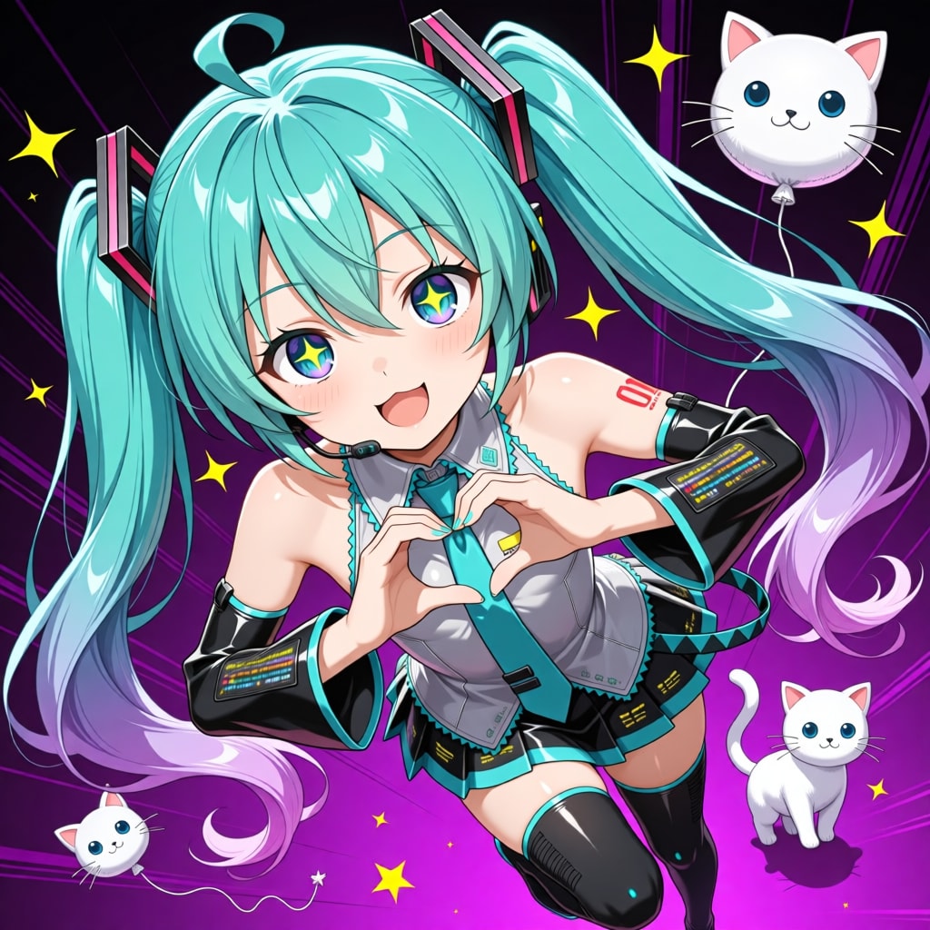 本日のみーむーちゃん(初音ミク生誕祭2026) | の人気AIイラスト・グラビア