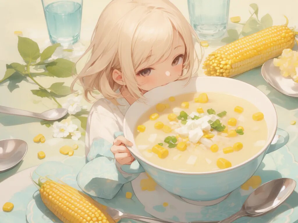 Corn soup 1