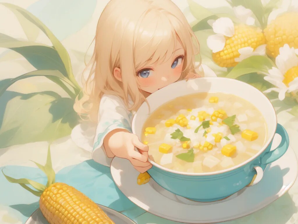 Corn soup 1