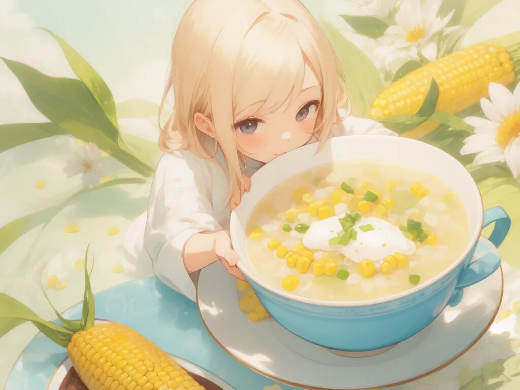 Corn soup 1